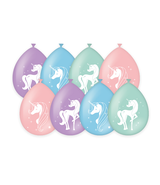 Palloncini Unicorno Colorati 30cm 8pz