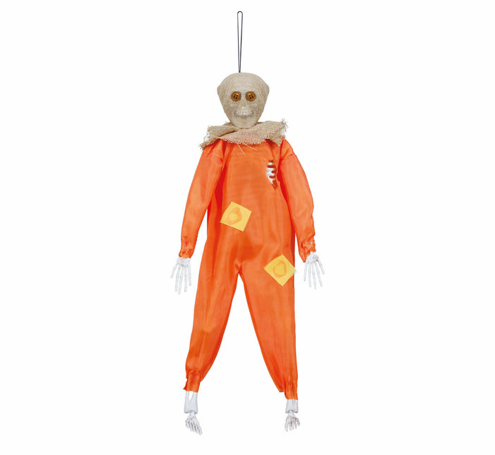 Decorazione appesa di Halloween Scheletro Spaventapasseri 40 cm