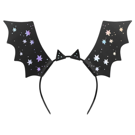 Cerchietto per capelli Halloween Bat 23 cm