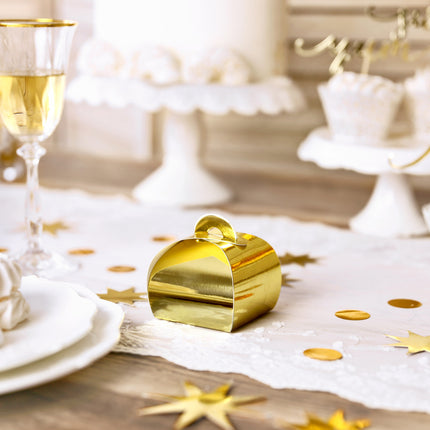 Scatole regalo Oro 6cm 10pz