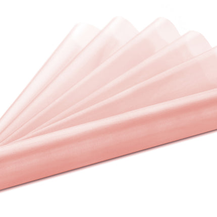 Tessuto Organza Rosa Pastello 36cm 9m