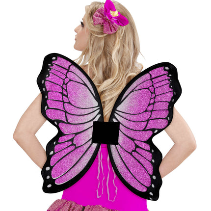 Ali viola glitterate 50 cm