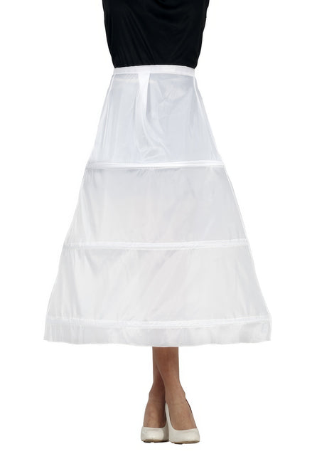 Sottoveste bianca donna 85 cm