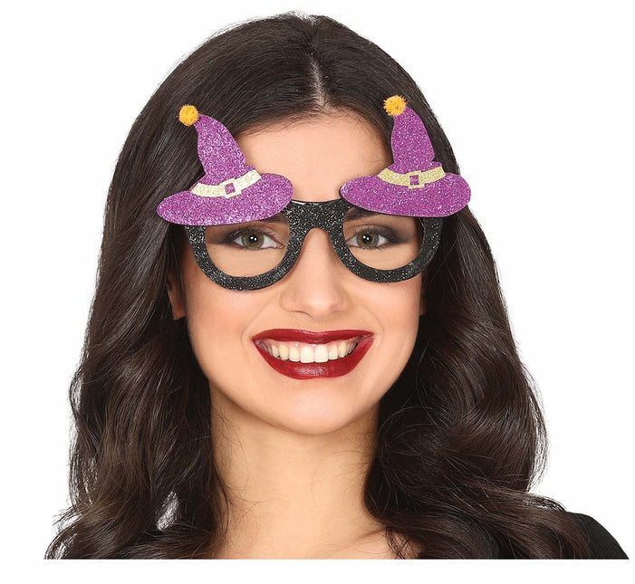 Cappello Occhiali Halloween Glitterato
