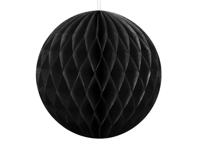 Palla a nido d'ape nera da 10 cm