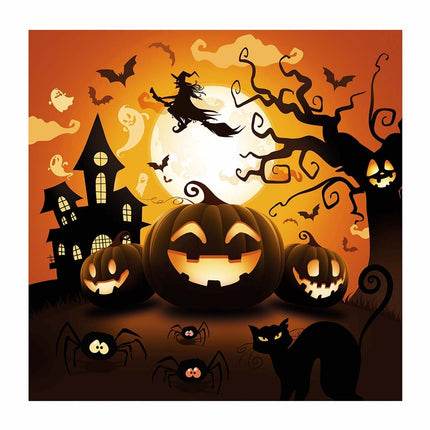 Tovaglioli Halloween Zucca 33cm 12pz