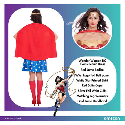 Costume adulto Wonder Woman Classic XXL