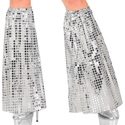Scaldamuscoli argento con paillettes