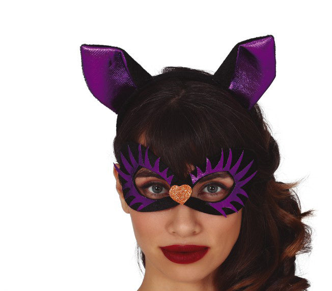 Tiara a maschera di gatto