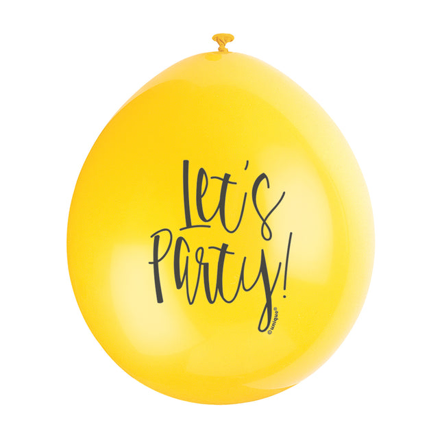 Palloncini Lets Party 28cm 10pz
