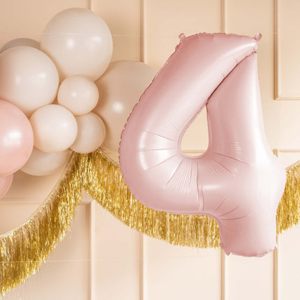 Palloncino a 4 anni Rosa Chiaro Vuoto 72cm