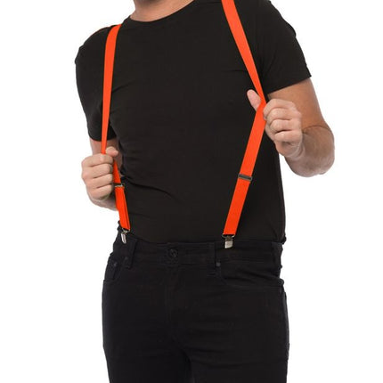 Bretelle arancioni neon