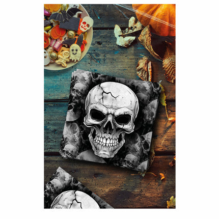 Tovaglioli Halloween Scheletro 33cm
