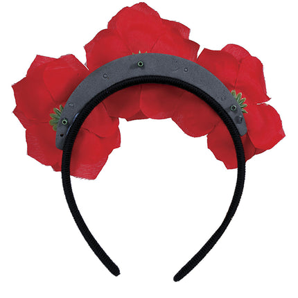 Cerchietto Fiori con Teschi