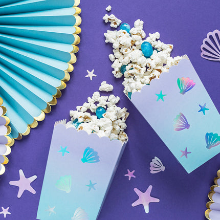 Ciotole per popcorn Sirena 12,5 cm 6 pezzi