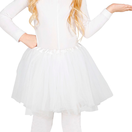 Tutù bianco bambino 31 cm
