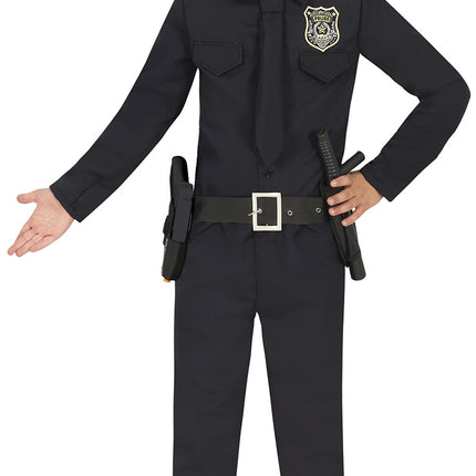 Costume da poliziotto ragazzo nero