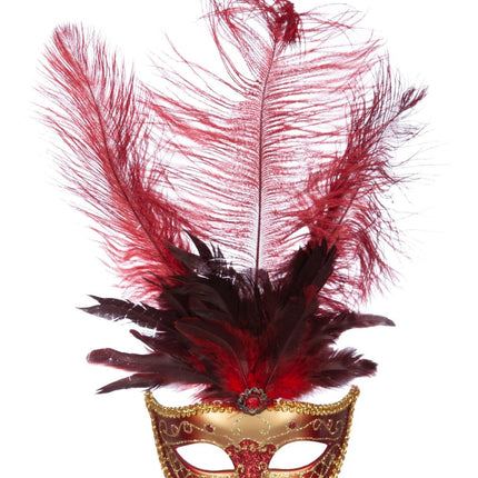 Piuma della maschera rossa