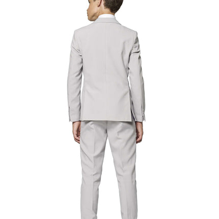 Ragazzo in abito grigio adolescente <tc>OppoSuits</tc>