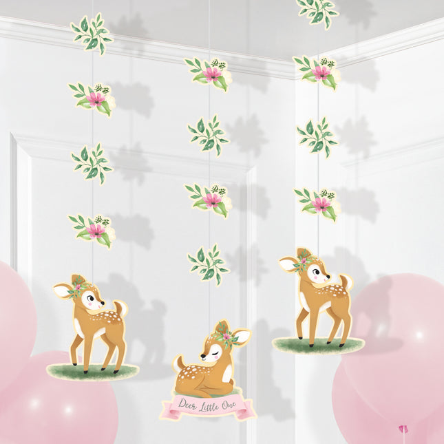 Decorazione da appendere Cervo 81cm 3pz