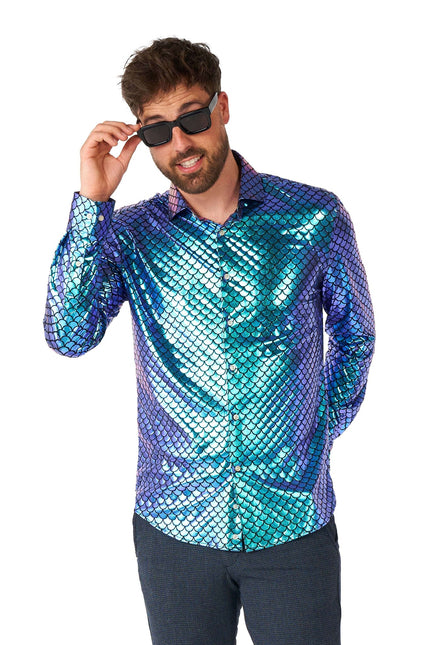 Camicia Disco Mermaid Uomo <tc>OppoSuits</tc>