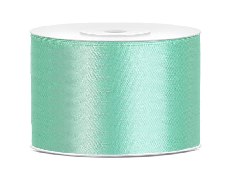 Nastro di raso verde menta 50mm 25m
