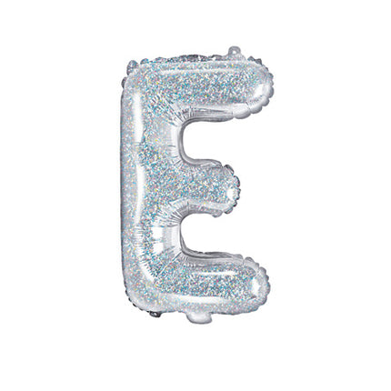 Palloncino in foil Lettera E Olografica Vuoto 35cm