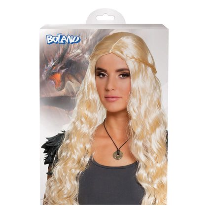Parrucca bionda Dragon Mother
