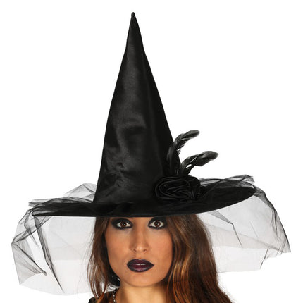 Cappello da strega di Halloween in fiore