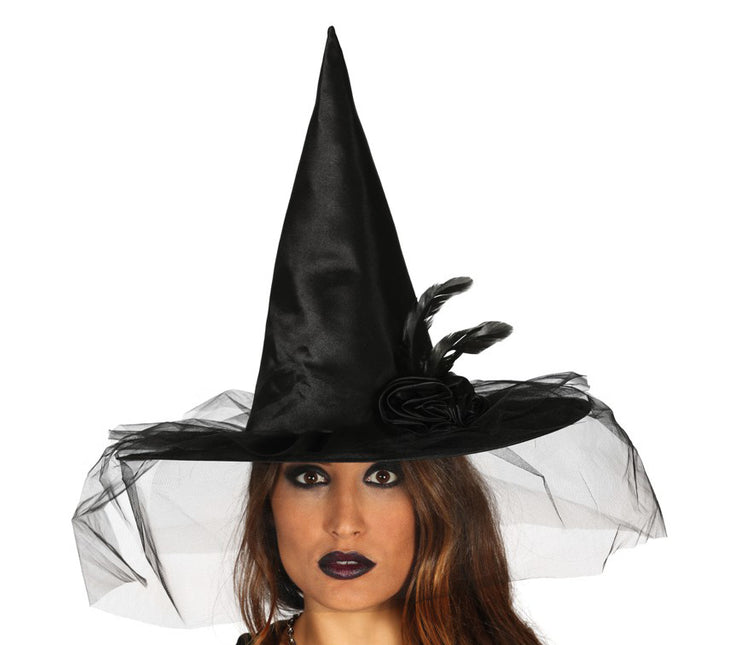 Cappello da strega di Halloween in fiore