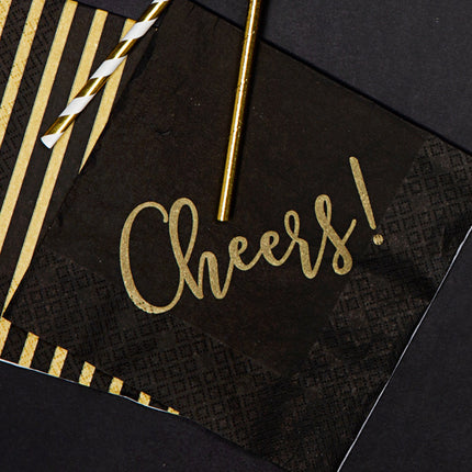 Tovaglioli a righe 33cm 20pz