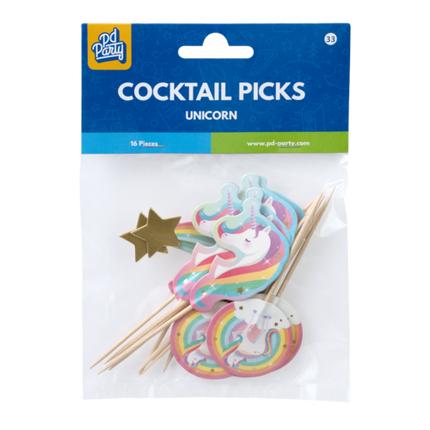 Bastoncini da cocktail Unicorno