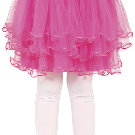 Tutù bambina fucsia con volant 30 cm