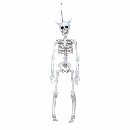 Decorazione appesa di Halloween Diavolo Scheletro 40 cm