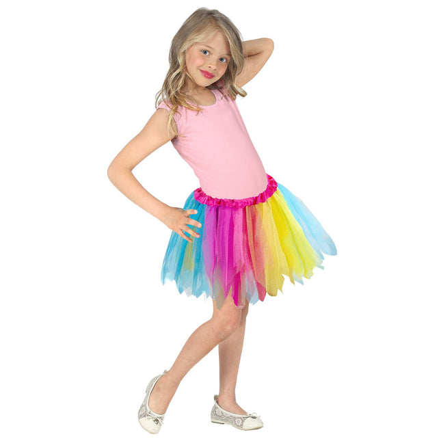 Tutù colorato bambina 40 cm