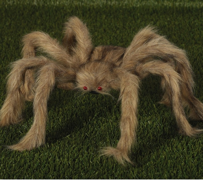 Ragno di Halloween grigio 70 cm