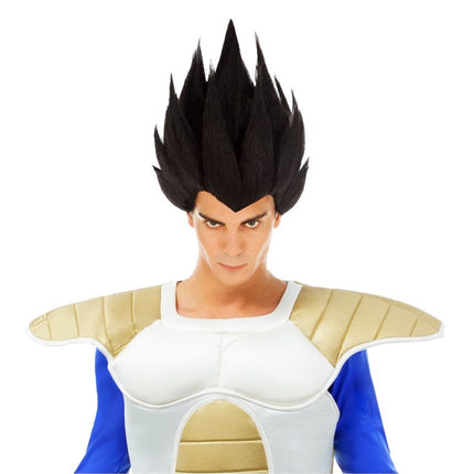 Vegeta Saiyan Parrucca Nera Dragon Ball Z