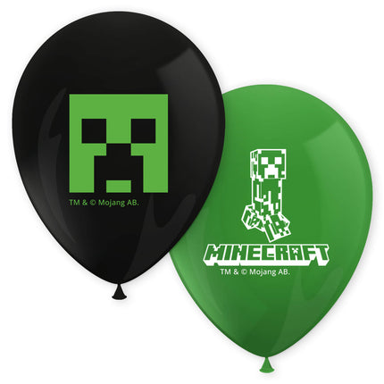 Palloncini Minecraft 30cm 8pz