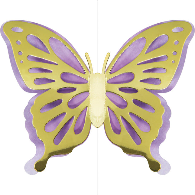 Decorazione a farfalla appesa 18 cm 3 pezzi
