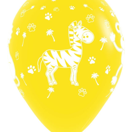 Palloncini Jungle Animals Fashion Mix 30cm 25pz