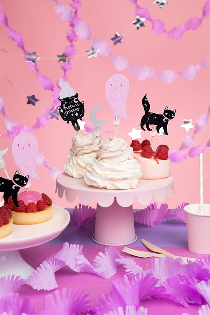 Toppers per cupcake di Halloween 14cm 6pz