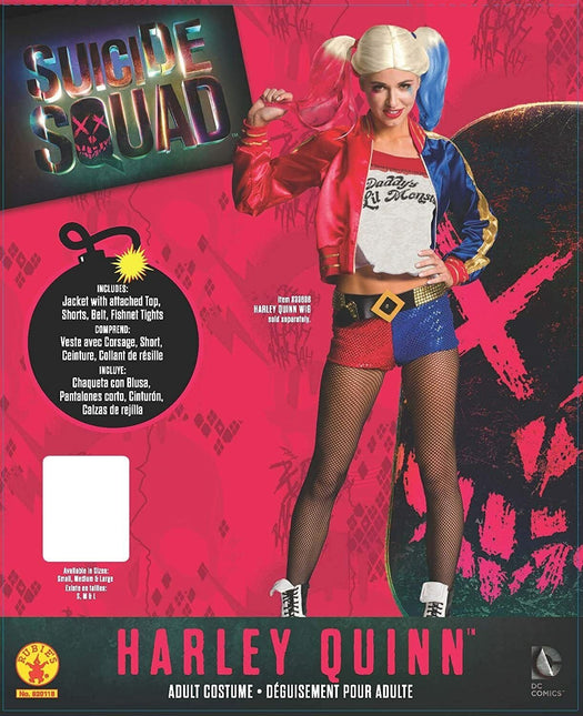 Costume da Harley Quinn 4 pezzi