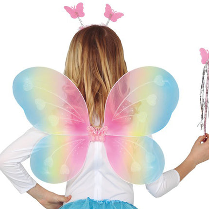 Set di farfalle colorate 3 pezzi