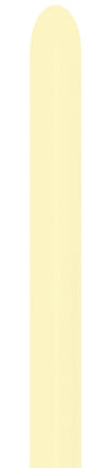 Palloncini da modellare Nozzle Up Giallo opaco pastello 152cm 50pz