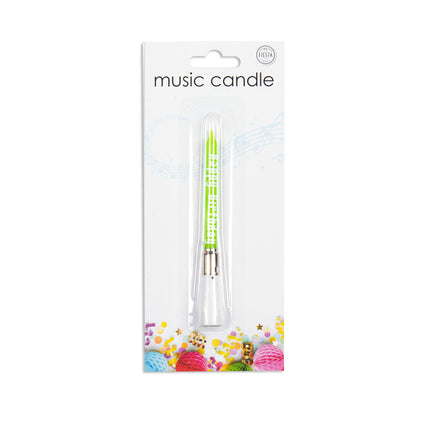 Candela con musica 7,8 cm