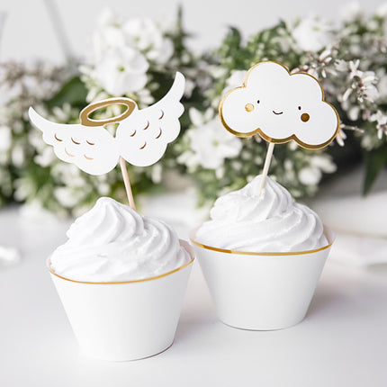 Cake topper Angelo 12,5 cm 6 pezzi