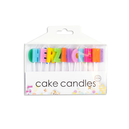 Candele di compleanno Herzlichen Gl√ºckwunsch 2,5cm