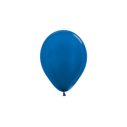 Palloncini blu metallizzato 12cm 50pz