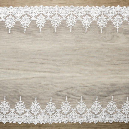 Runner da tavolo in pizzo bianco 45cm 9m