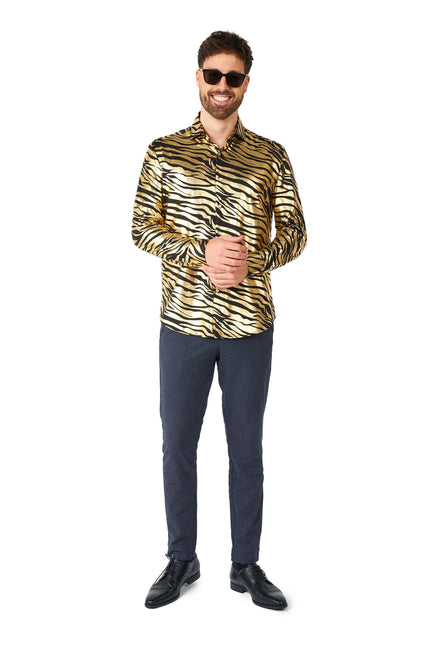 Camicia Tiger Gold Uomo <tc>OppoSuits</tc>